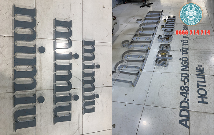 Bảng giá gia công chữ inox mới nhất 