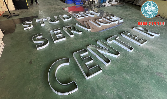 Bảng giá gia công chữ inox mới nhất 