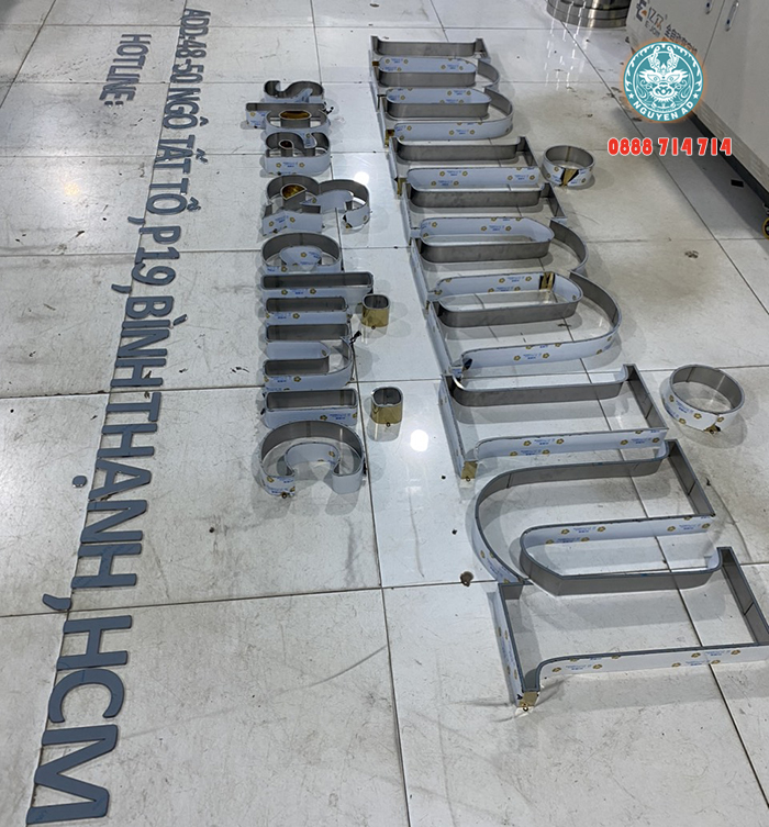 gia công chữ inox khổ lớn đẹp,Gia Công Chữ Inox Giá Cực Rẻ