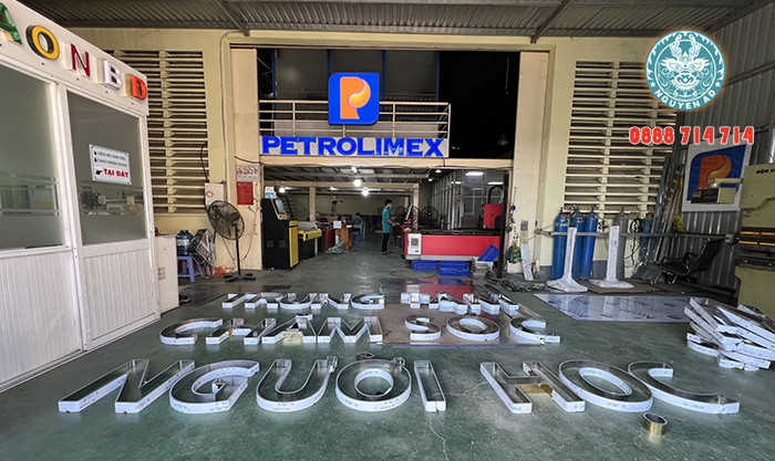 Bảng giá gia công chữ inox mới nhất 