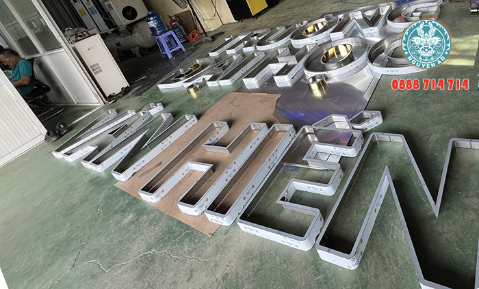 Xưởng gia công chữ inox HCM đẹp, bền, giá tốt