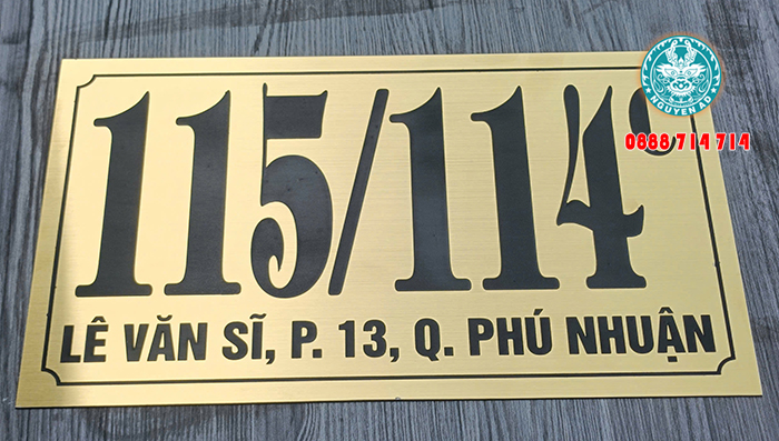 mẫu bảng biển số nhà đẹp hiện đại giá rẻ