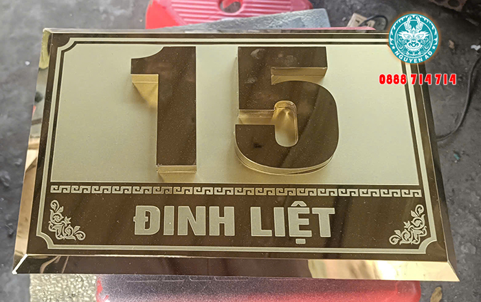 mẫu bảng biển số nhà đẹp hiện đại giá rẻ