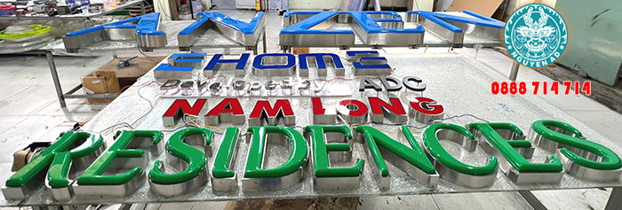 Mẫu Chữ Mica Hút Nổi 