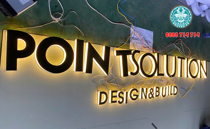 xưởng gia công chữ nổi quảng cáo