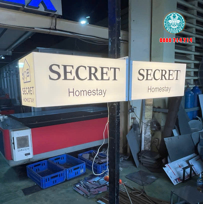 mẫu hộp đèn mica hút nôi đành cho homste