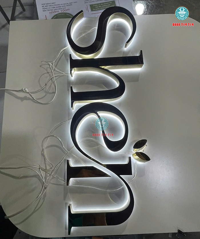 gia công chữ inox đẹp