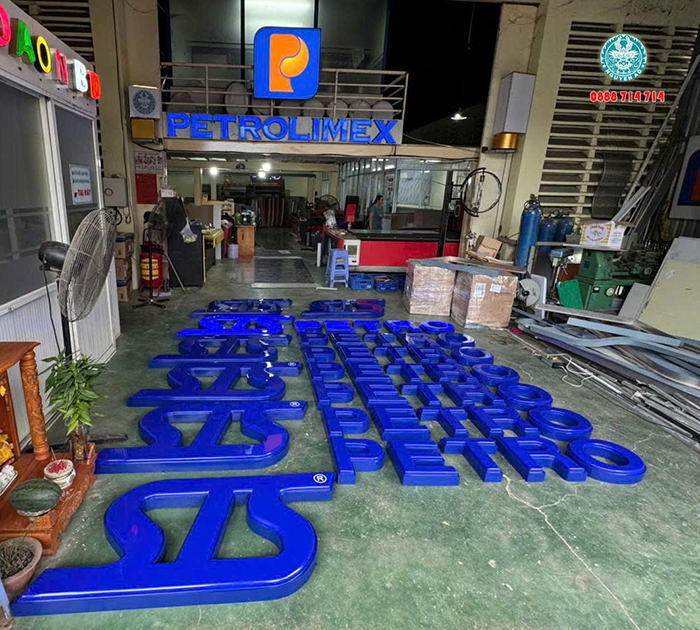 mẫu bảng hiệu Petrolimex đẹp, ấn tượng
