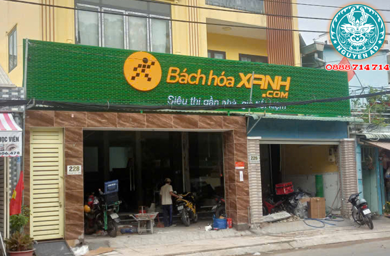 Bảng Hiệu Bách Hóa Xanh Đẹp