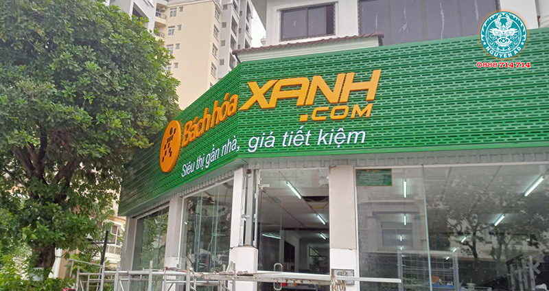 Gia Công Bảng Hiệu Bách Hóa Xanh đẹp nhất Tp.HCM BẢNG HIỆU BÁCH HÓA XANH