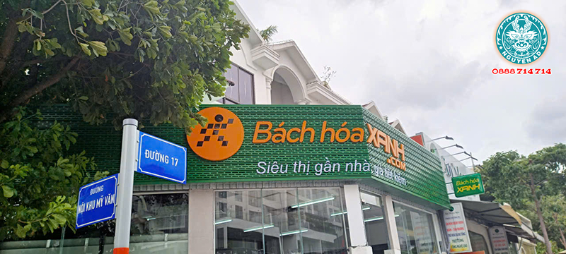 Gia Công Bảng Hiệu Bách Hóa Xanh đẹp nhất Tp.HCM BẢNG HIỆU BÁCH HÓA XANH