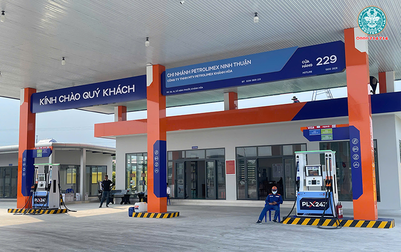 bảng hiệu cây xăng Petrolimex đẹp nhất 2027