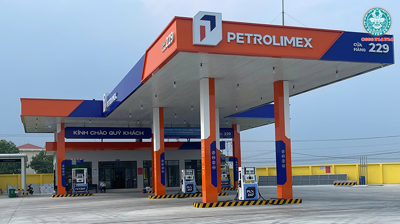 bảng hiệu cây xăng Petrolimex đẹp nhất 2027